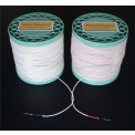 Pure Silver Enamel Wire 99.99% Ag With Cotton Insulation (CRYO Treated)