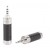 CF-7254-N1R 2.5mm TRRS Carbon Fiber Headphone Plug