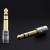 F63-S(G) Stereo 3.5mm-6.3mm Adapter