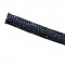 BKBLUs-006 Black with Blue Stripe